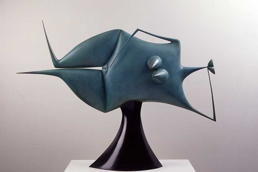 Philippe HIQUILY La Traviata, 1991, bronze patiné, 75 x 107 x 25 cm, ed. 8 + 4 E.A.